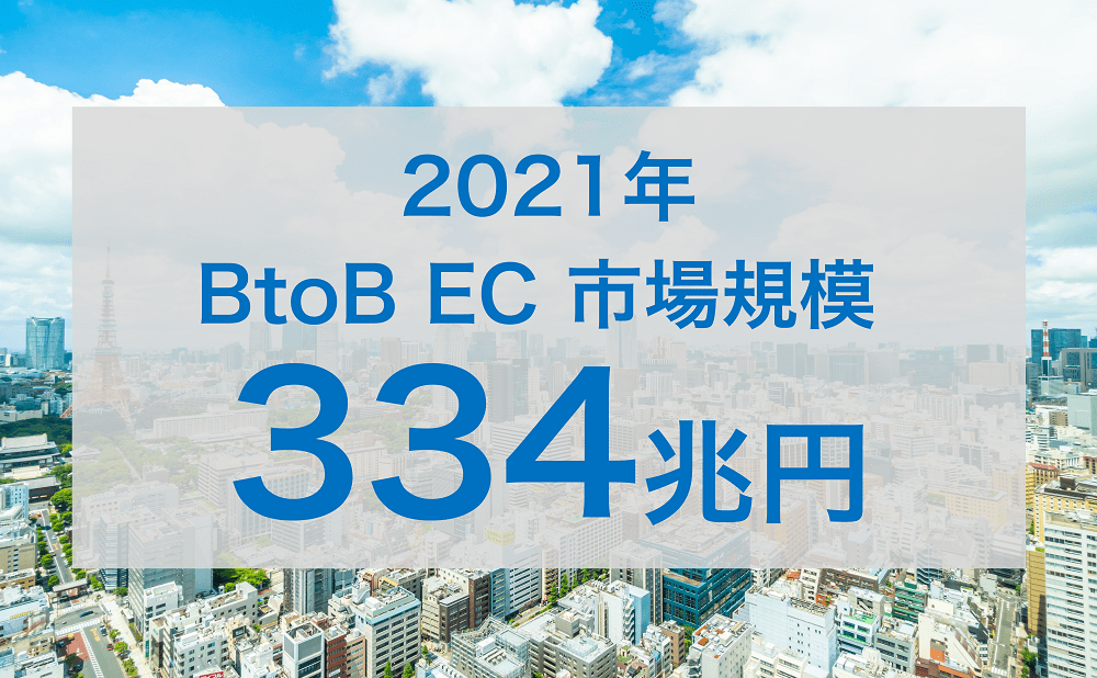 【2021年】BtoB-EC市場規模｜EC化率は33.5％に成長＠経済産業省